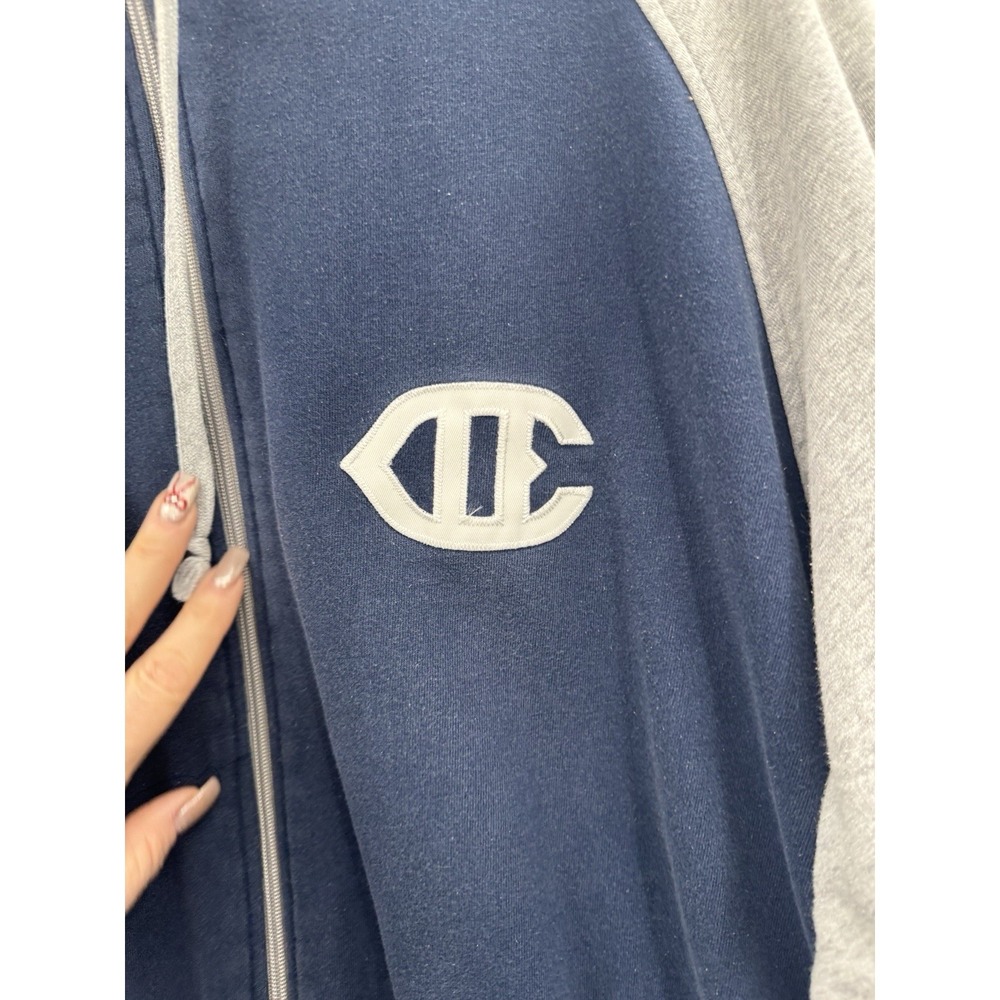 VTG Y2K Mens Champion XL Sweatshirt Full Zip Hooded Pocket Classic Retro 90s - Picture 4 of 16